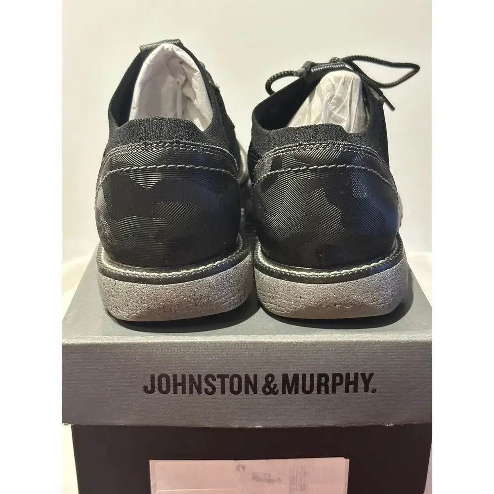 Johnston & Murphy Duncan Kint Plain Toe Mens 8.5 Nubuck Leather Eva Sole preppy